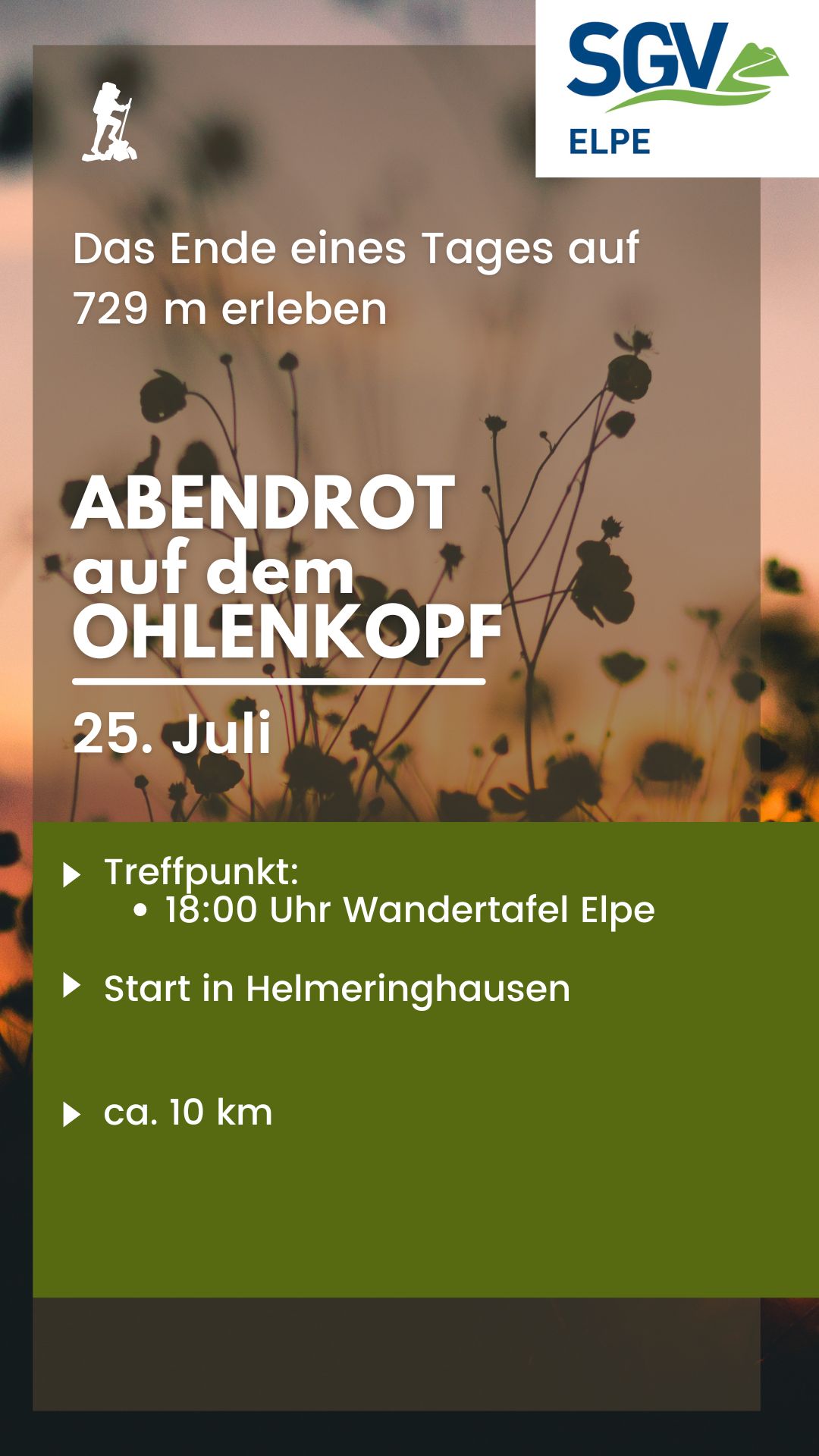 Abendwanderung SGV Elpe