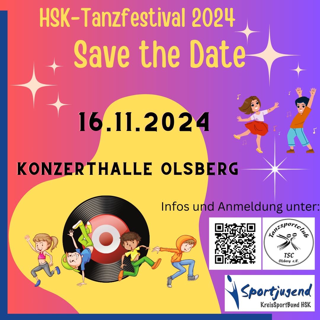 Save the Date HSK Tanzfestival 2024