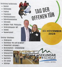 TAG DER OFFENEN TÜR DER SEKUNDARSCHULE OLSBERG . BESTWIG