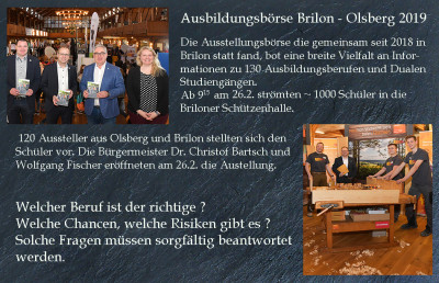 Ausbildungsbörse Brilon - Olsberg 2019