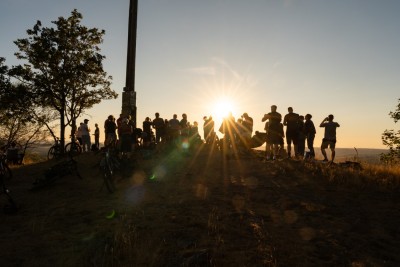 Partielle Sonnenfinsternis auf dem Olsberg