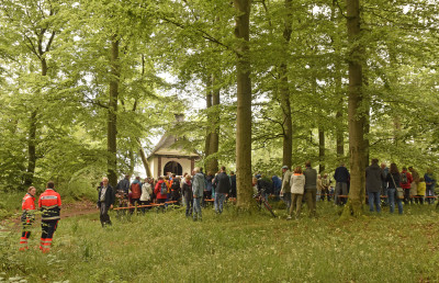 Pfingstmesse an der Friedenskapelle auf dem Borberg