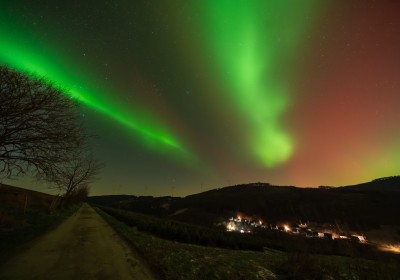 Polarlichter über Olsberg