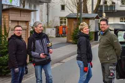 Weihnachtsmarkt 2025 - Aufbau