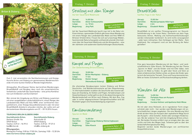 Brilon Olsberg Flyer 2 Wanderherbst 2Web