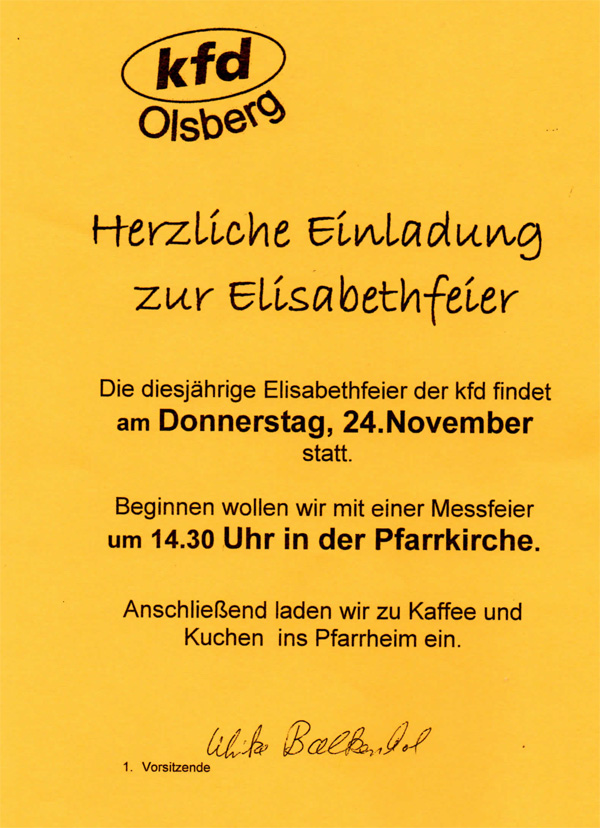 Elisabethfeier