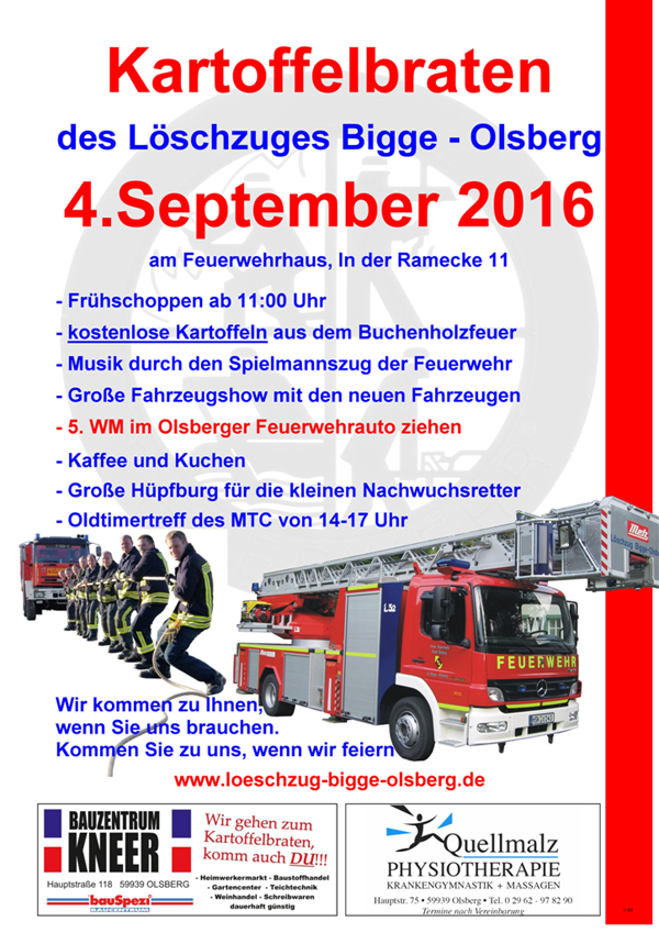 Plakat Kartoffelbraten 2016