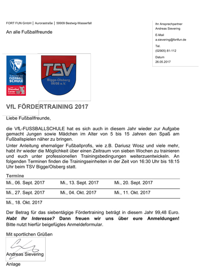 2017 Einladung VfL Foerdertraining Seite web