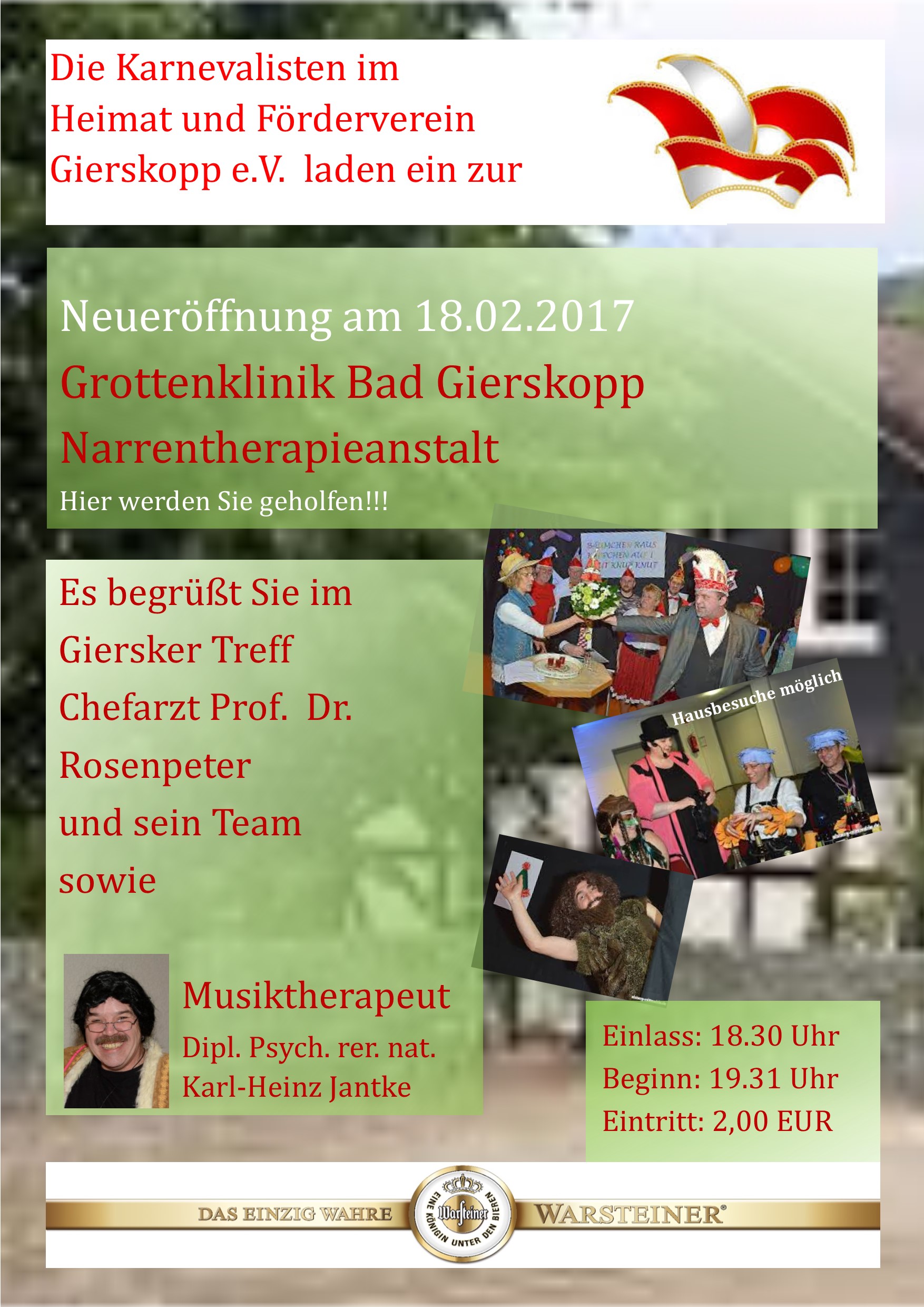 Plakat Karneval Gierskopp