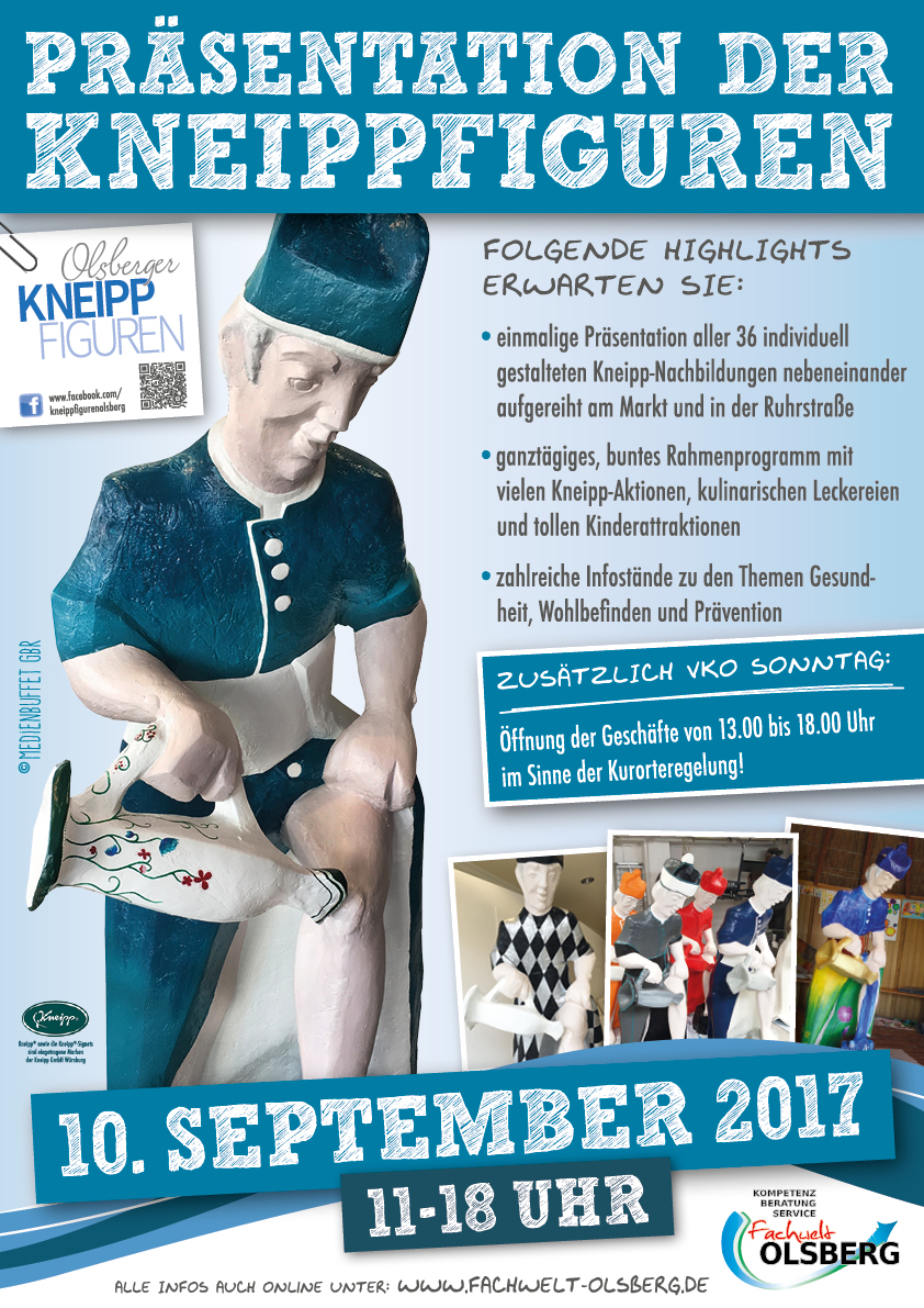 Plakat Kneippfiguren Internet