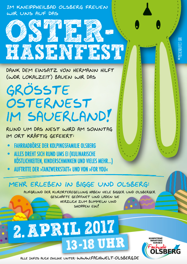 Plakat Osterhasenfest Internet