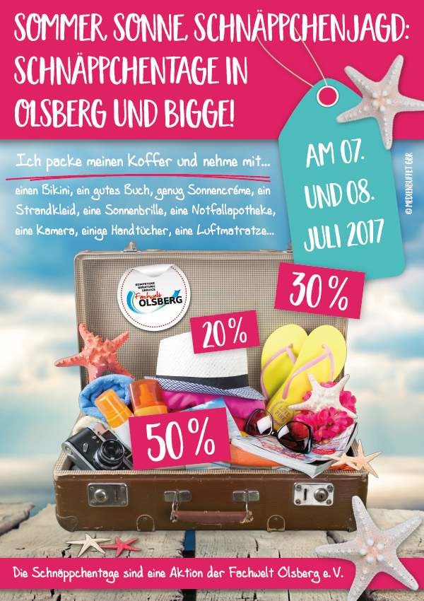 Plakat Schnaeppchentage Juli 2017