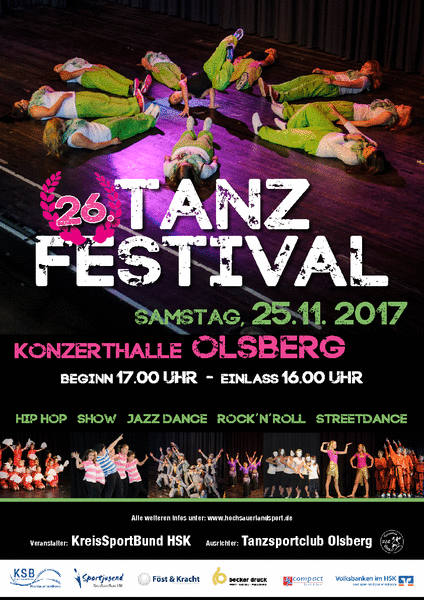 Tanzfestival2017 Plakat