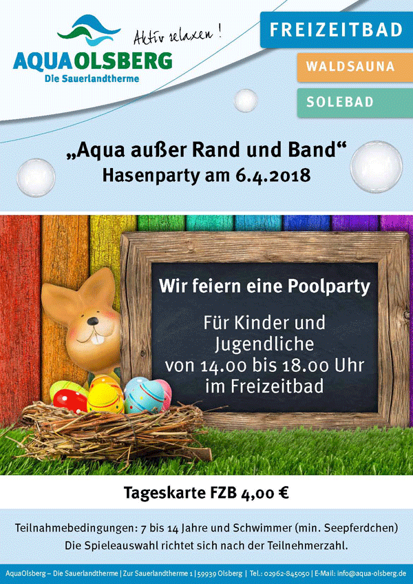 Ferienaktion April 2018