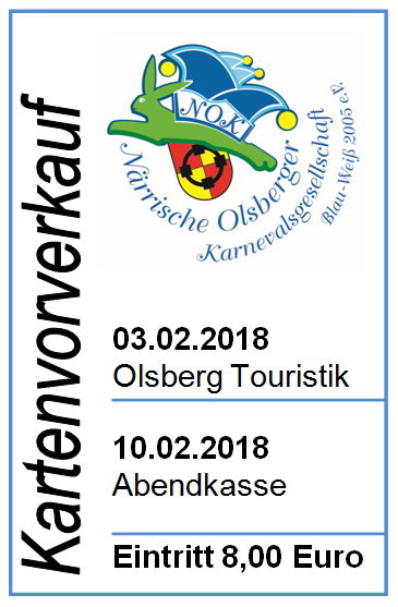 Kartenvorverkauf 2018