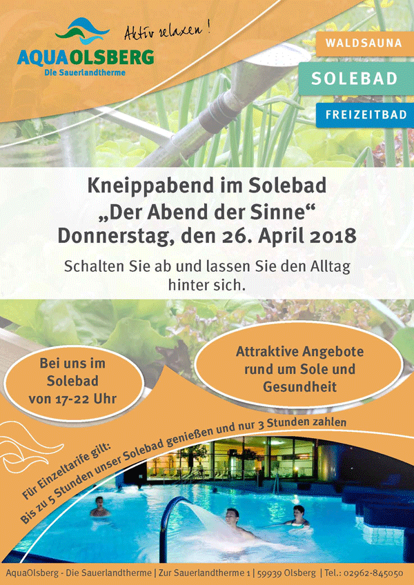 Kneippabend April 2018