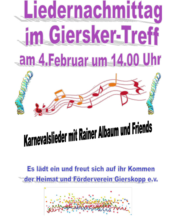 Liedernachmittag