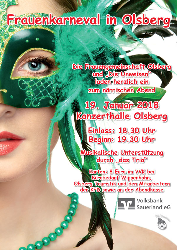 Plakat Frauenkarneval Web