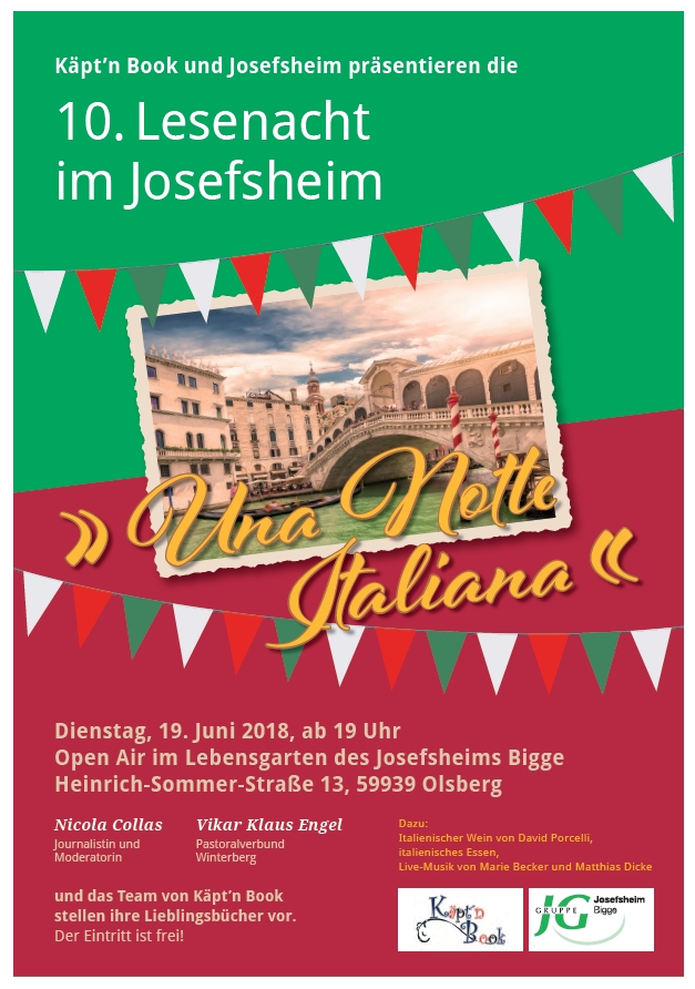 Plakat Lesenacht Italien Juni2018