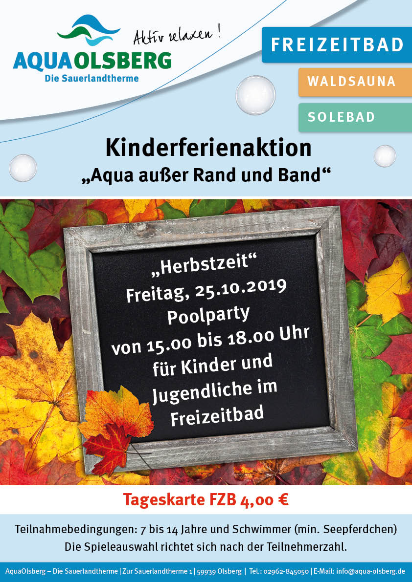 Ferienaktion 25.10.2019