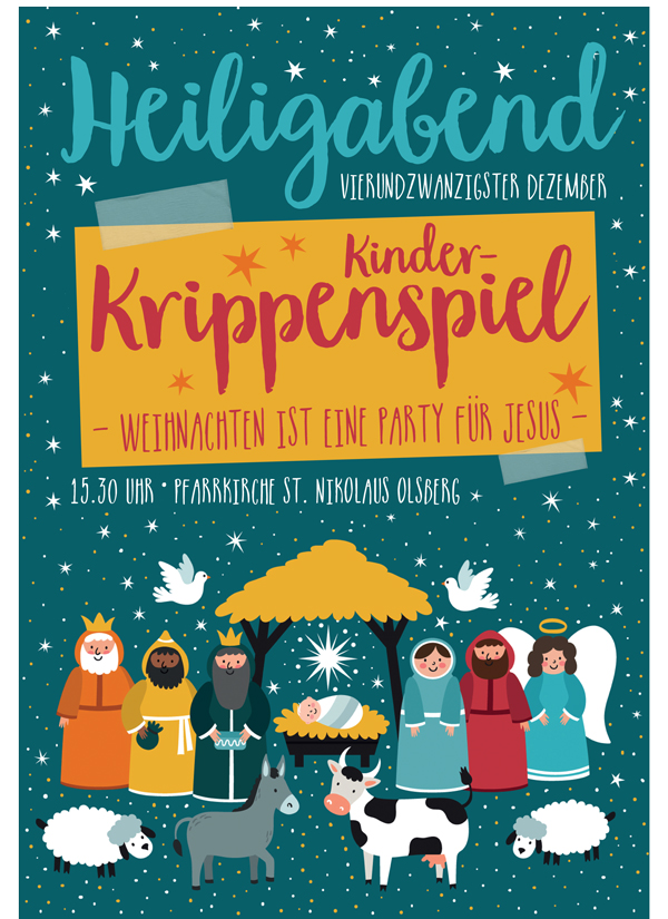 Plakat Krippenfeier 2019Web