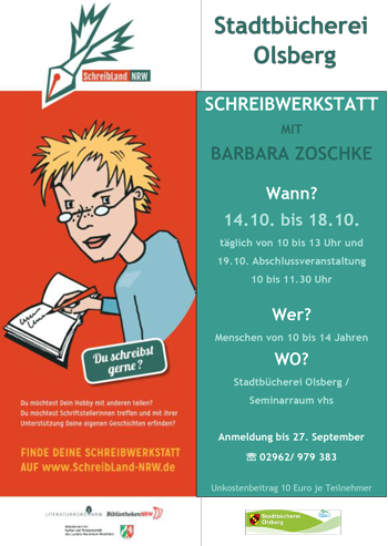 Plakat Schreibwerkstatt Web