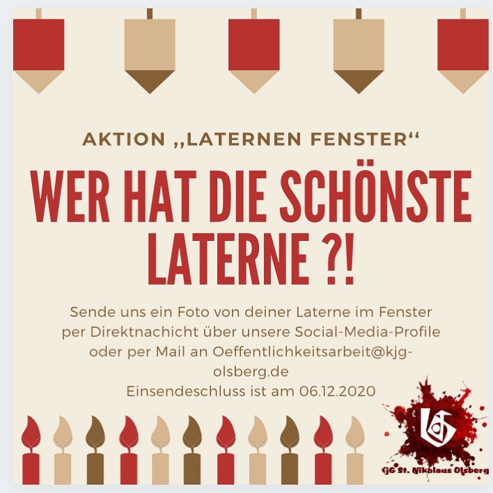 Laterne im Fenster