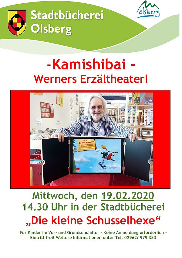 Plakat Kamishibai Schusselhexe