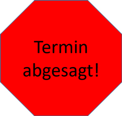 Termin abgesagt Web