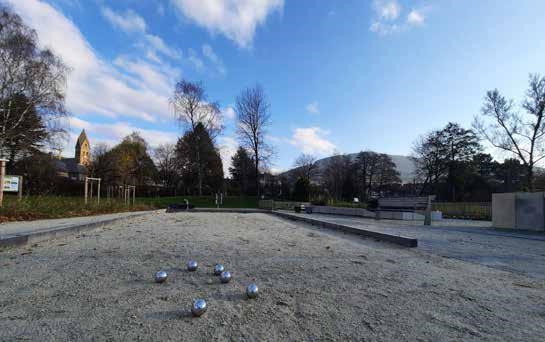 Boule im Erlebnis Park