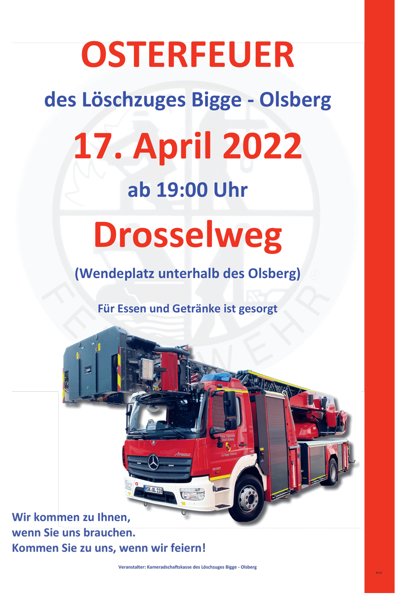 Plakat Osterfeuer 2022Web