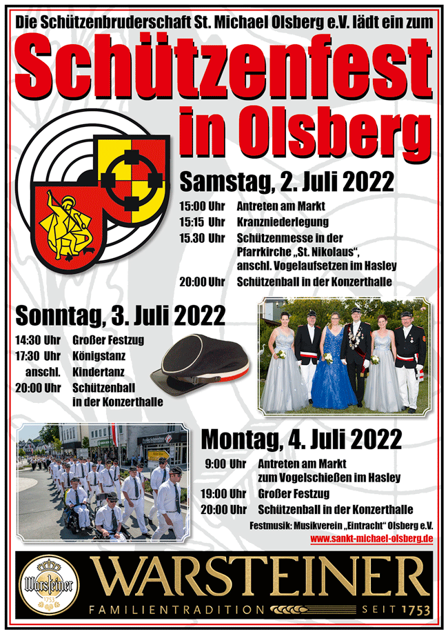 Plakat Schuetzenfest Olsberg 2022a Web