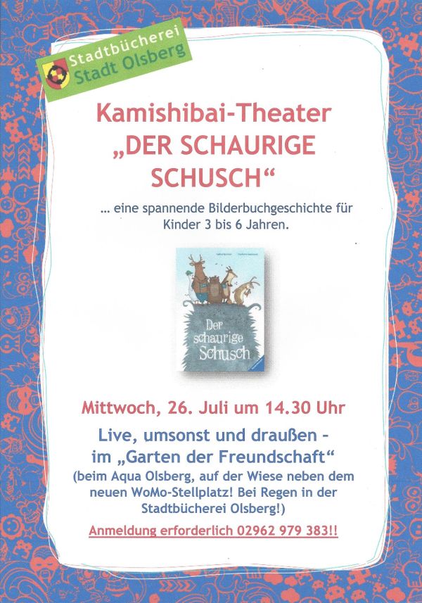 Kamishibai Schusch Plakat