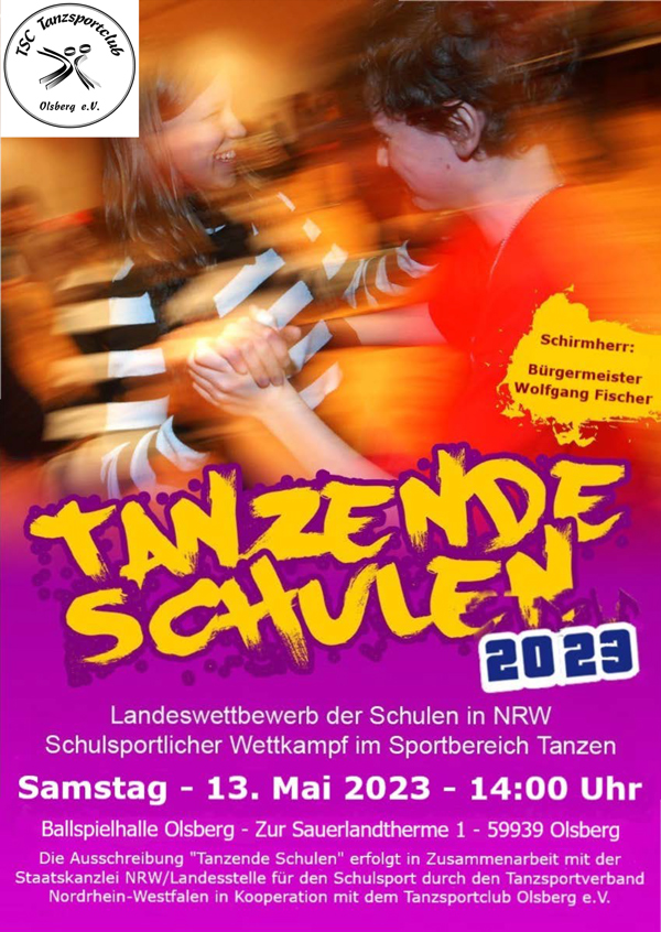 Plakat Tanzende Schulen