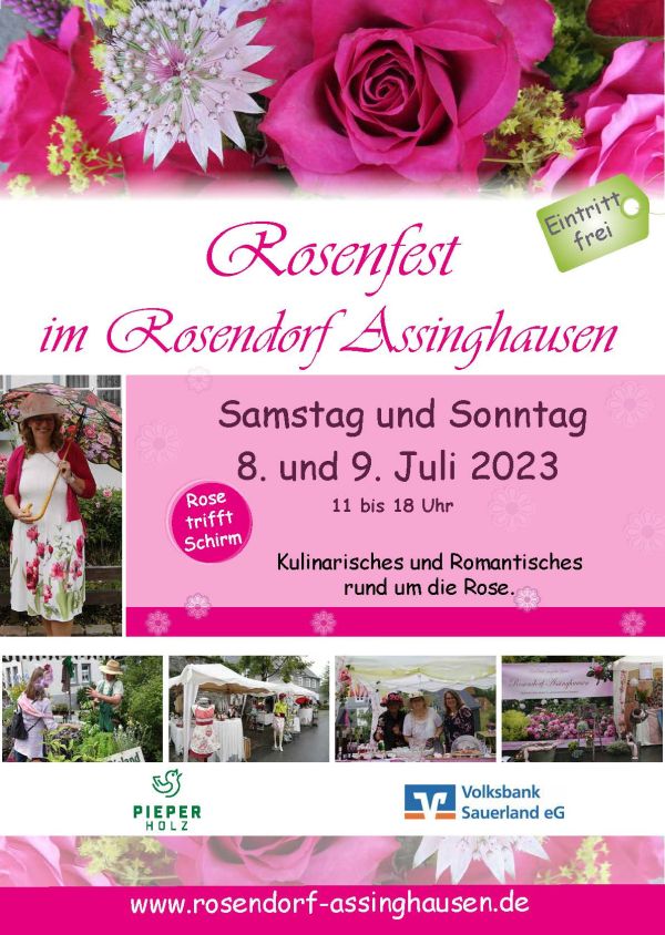 Plakat Rosenfest 2023