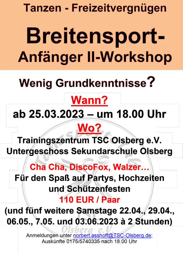 Workshop Anfaenger II