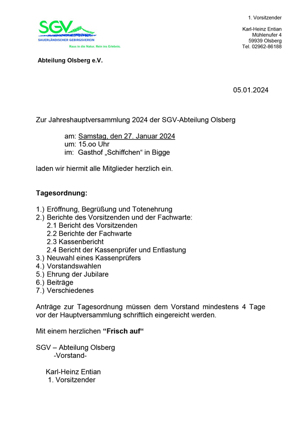 JHV 2024 SGV