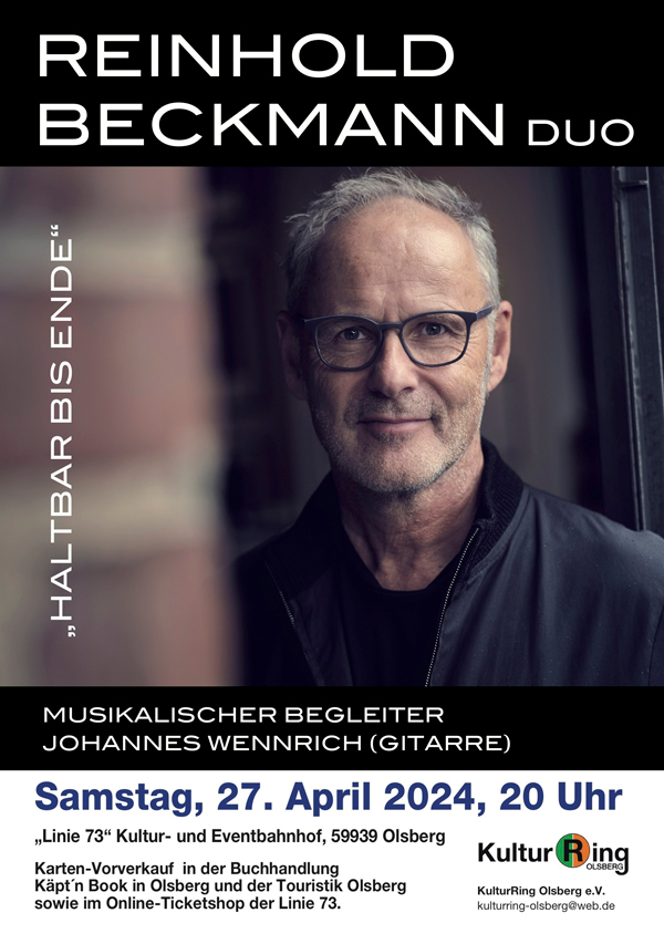 Plakat Reinhold Beckmann Web