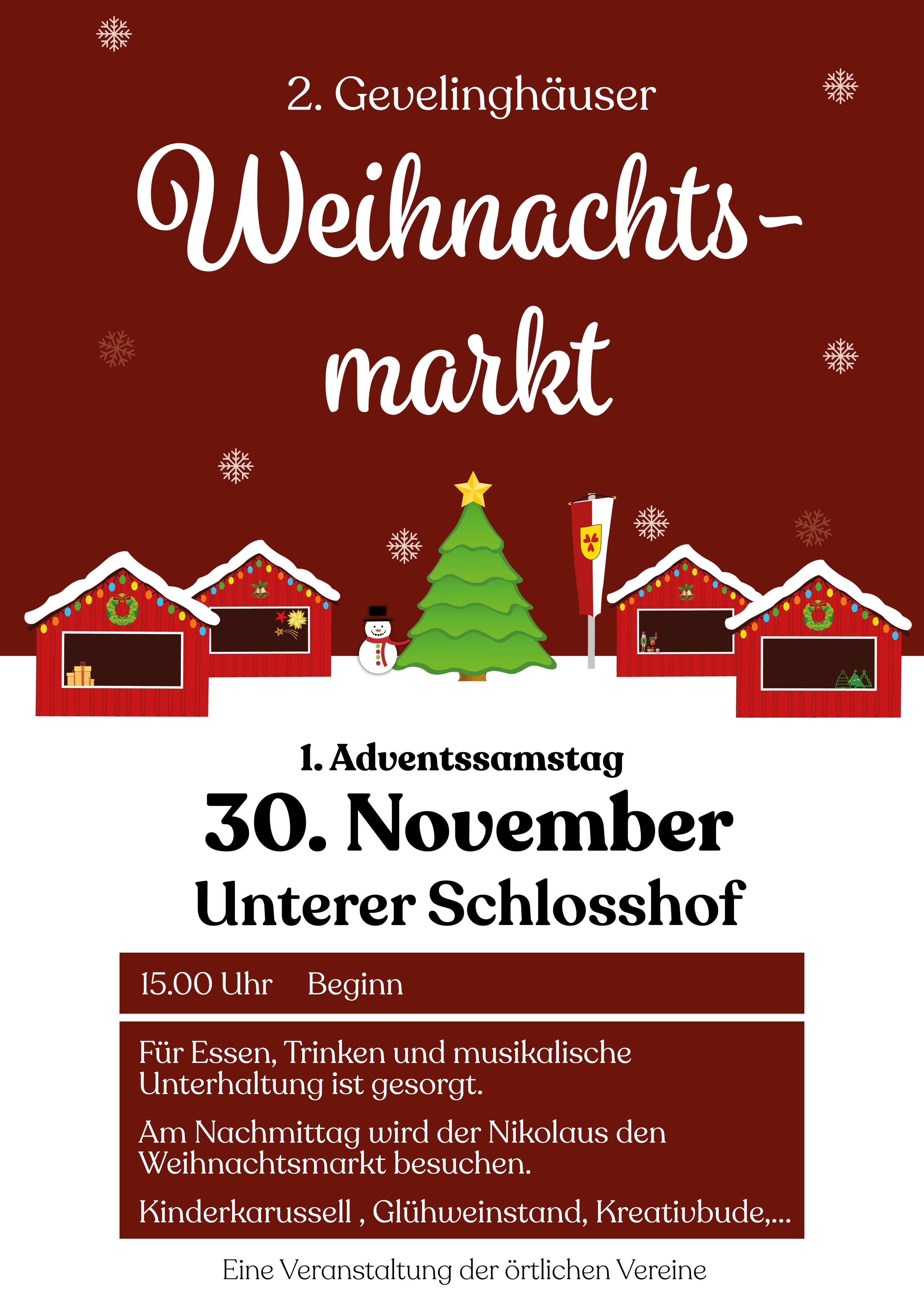 Weihnachtsmarkt Gevelinghausen