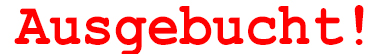 Ausgebucht