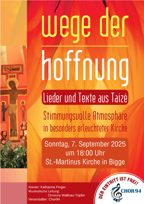 Chor94 Plakat Wege der Hoffnung web