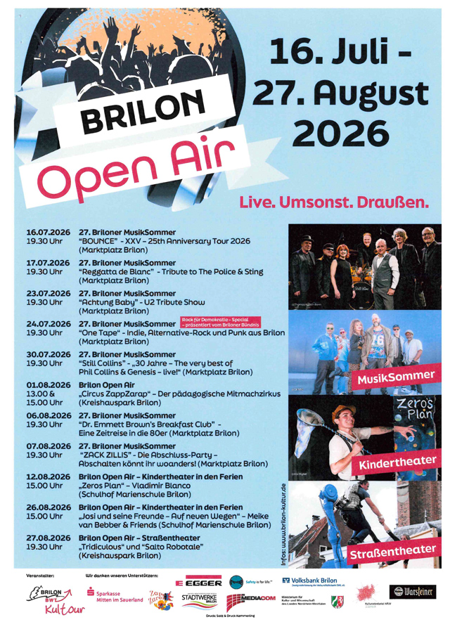 Brilon Open Air 2026
