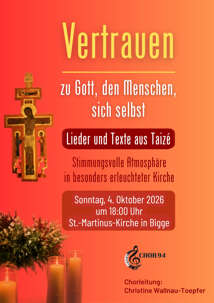 Flyer Taizé Andacht 04.10.2025