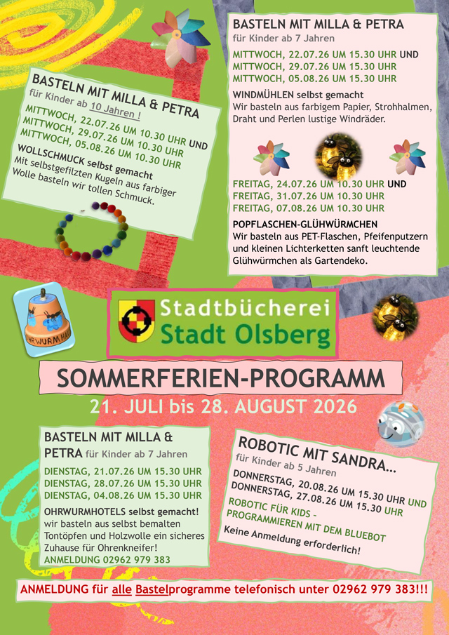 Plakat Sommerferienprogramm 2026Web