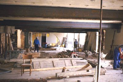 Umbau der oberen Etage